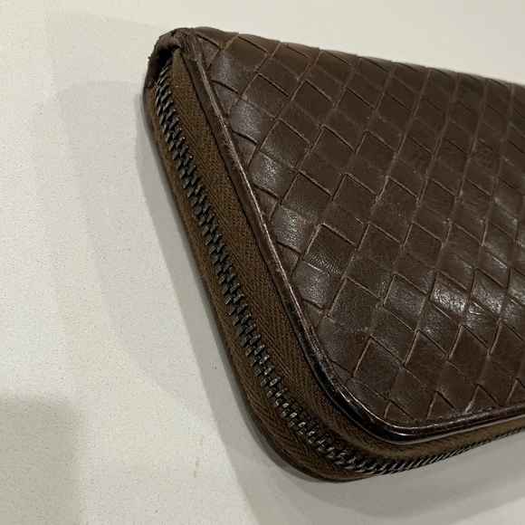 Bottega Venetta - Woven Long. Zipper Wallet - Picture 4 of 7